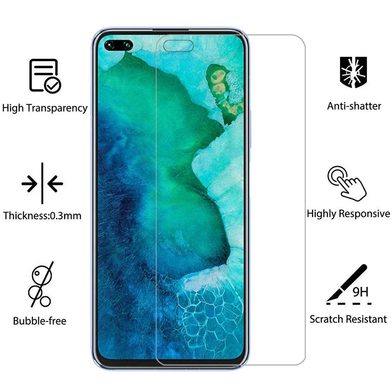 case for huawei honor v30 pro cover screen protector tempered glass on honorv30 view v 30 30v view30 coque huawe honer onor honr