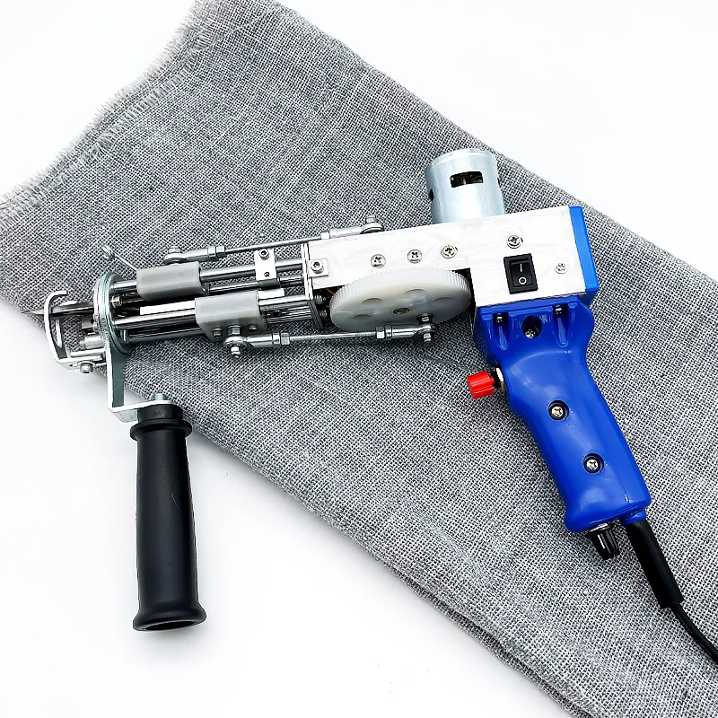 

Tufting Gun Cut Pile and Loop Pile 2 in 1 100V-240V Electric Carpet Weaving Flocking Machine Handheld Knitting Rug Gun Machine