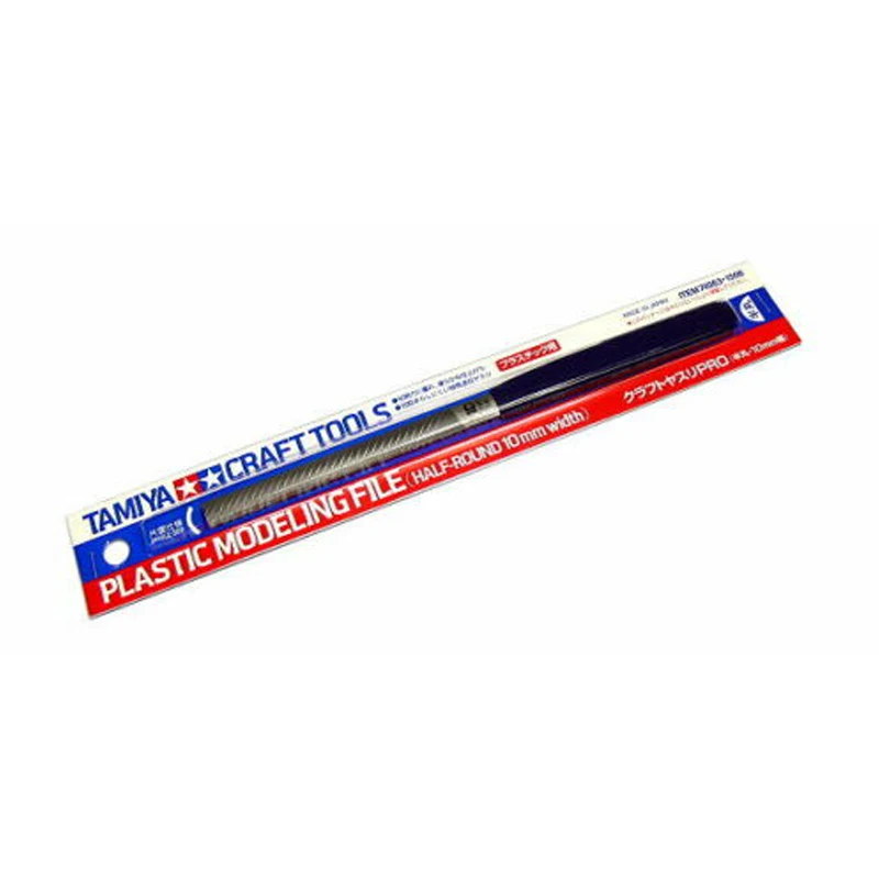 Tamiya 74063 Plastic Modeling File Pro Craft Tools (Half-round 10mm Width)