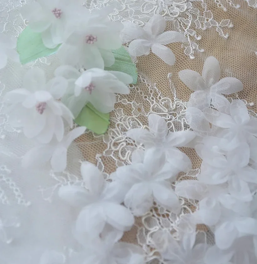 100Pcs.3D Pressed Organza Flower Petals, Handmade Floral, Wedding Dress, Headdress Accessories, DIYweeding Dress Accessories