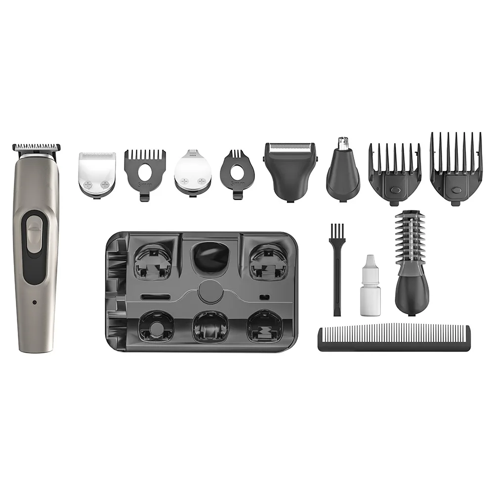 

Unicorn Multi functional 6-in-1 Hair Clipper Deep Cleaning Hair Trimmer USB Charging Shaver Metal Full Body Hair Removal Set