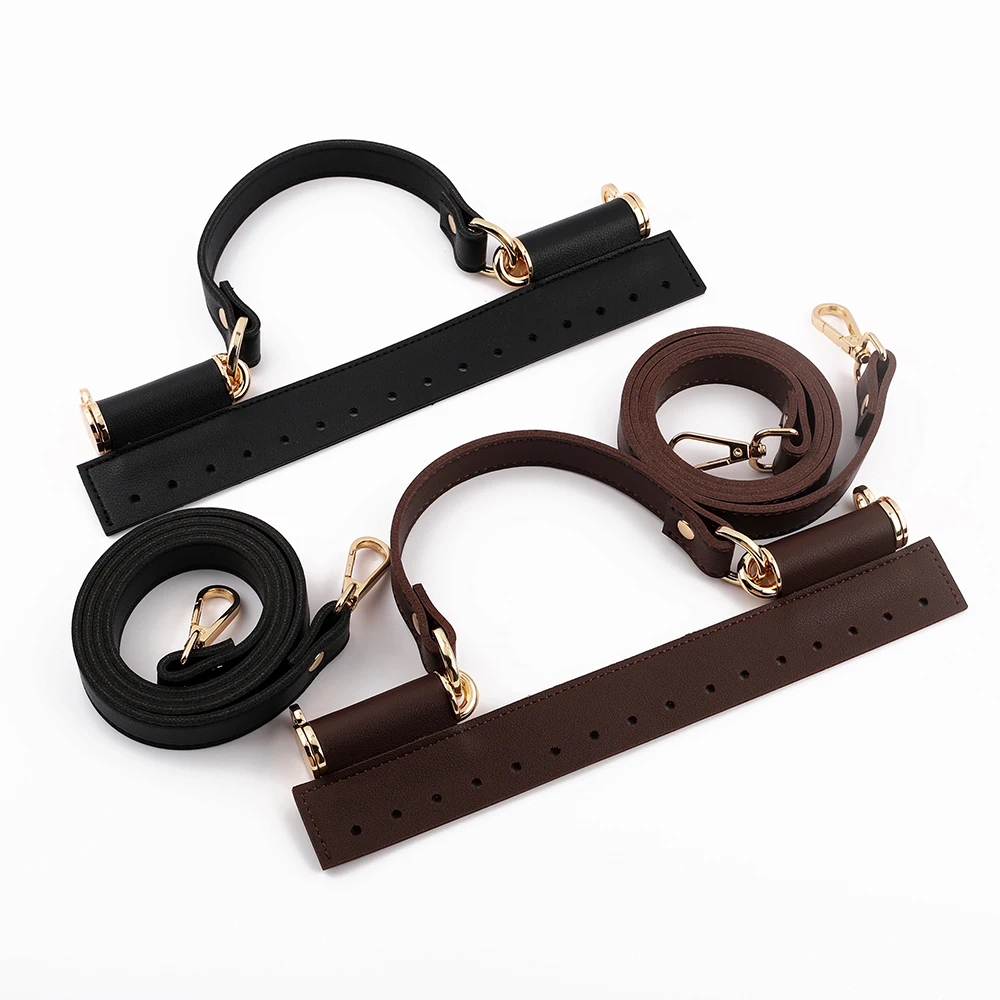 1Set PU Leather Bag Strap DIY Handle Handbag High Quality Bag Strap with Hardware Accessories for Women Shoulder Handbag