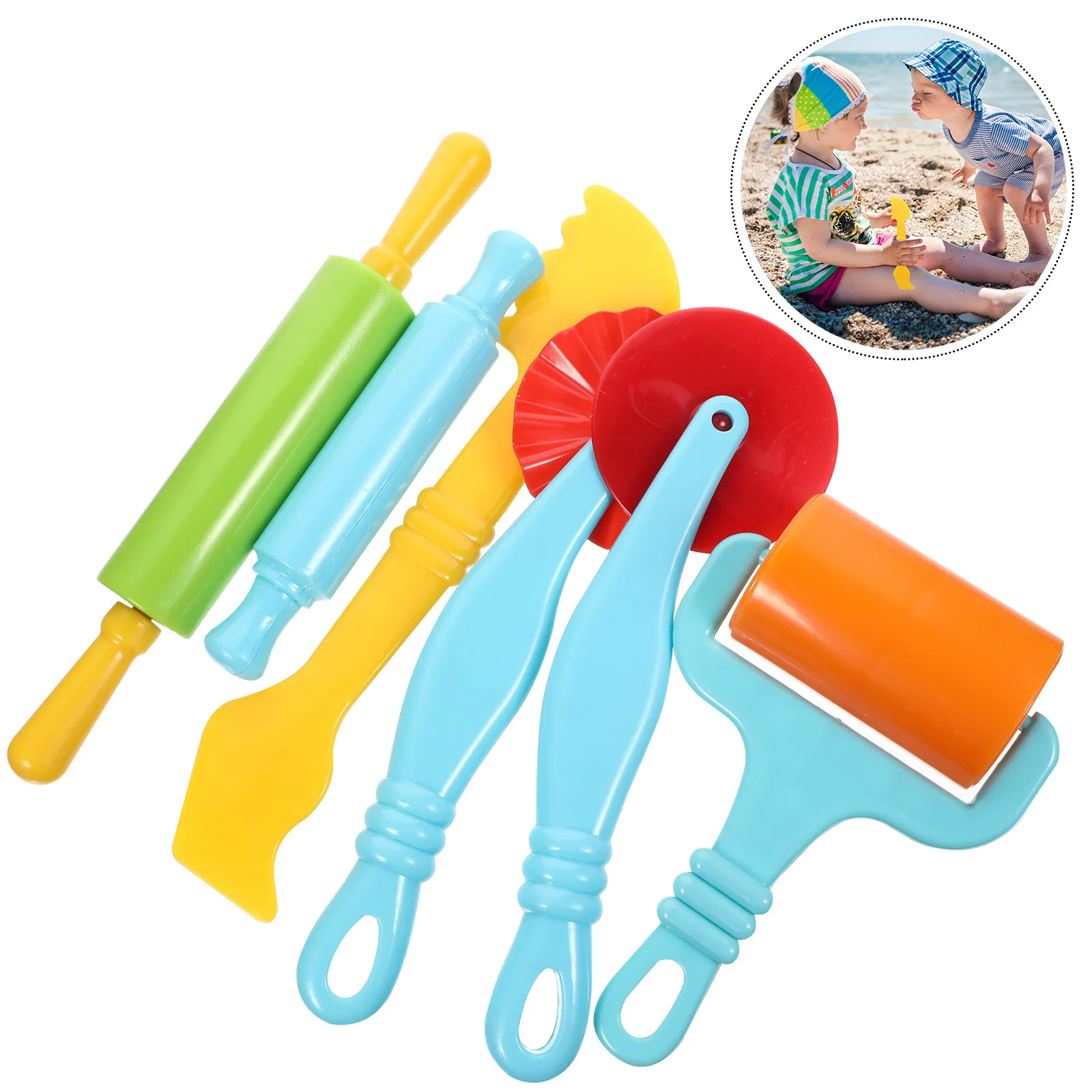 1 ensemble 1 ensemble enfants bricolage pâte d'argile outils Kit enfants à la main créatif modélisation argile trousse à outils jouet Art artisanat activité outil