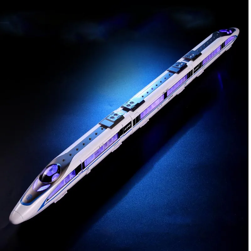 เด็กโลหะผสมรถไฟความเร็วสูงรุ่นToys1:38 โลหะผสมDiecast Subwayชุดของเล่นของขวัญกล่องของขวัญเด็กรถไฟของเล่น