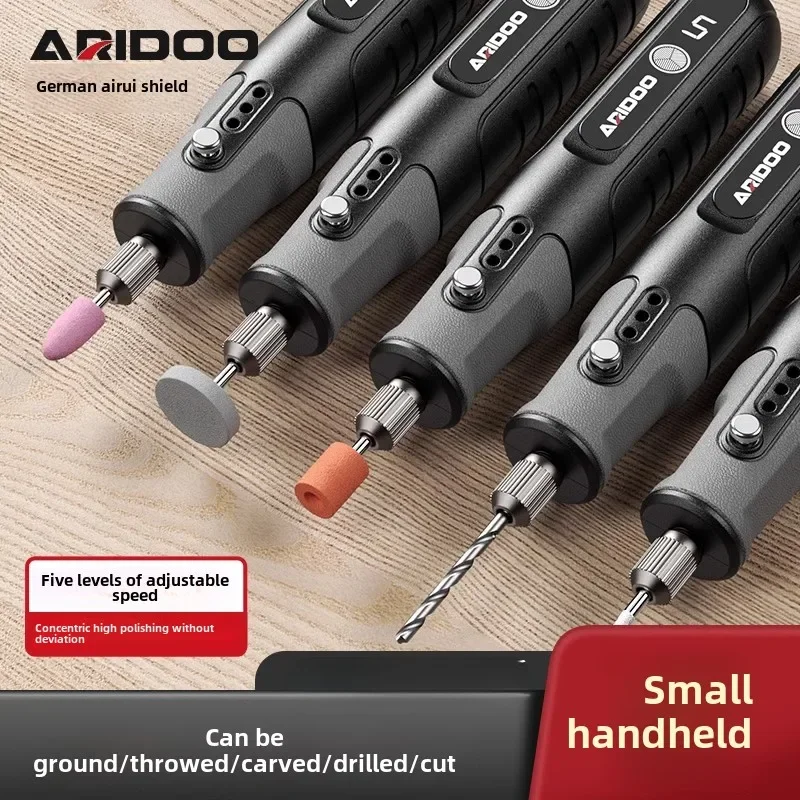 

220V Mini Handheld Rotary Tool Combo for Polishing and Carving, Electric Engraving Kit for Jewelry Making and DIY Projects