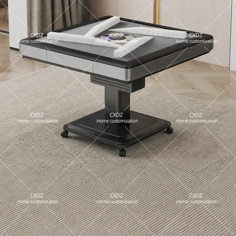 New Roller Coaster Mahjong Machine Fully Automatic Household Silent Dining Table Dual Purpose Double Folding Electric Game