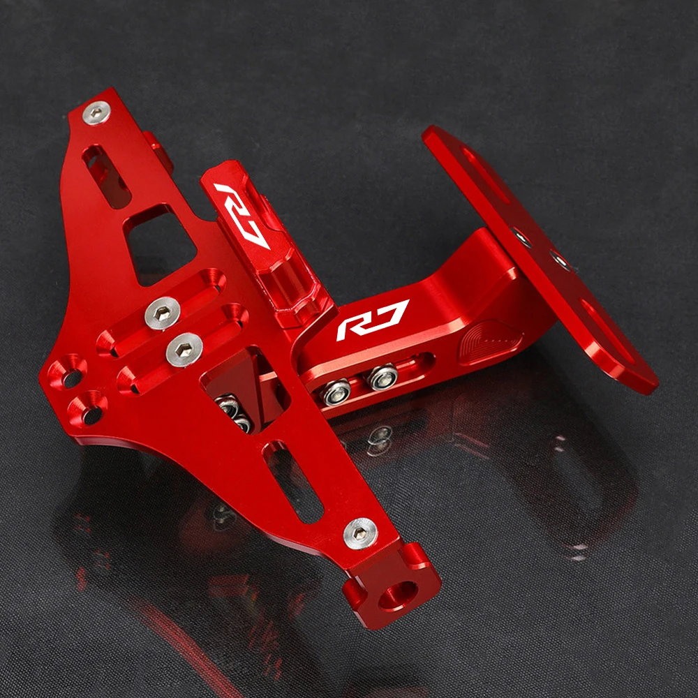 لياماها YZF R7 2025 YZFR7 2021-2025 2024 2023 2022 YZF R7 دراجة نارية لوحة ترخيص قوس حامل تسجيل الترخيص #2