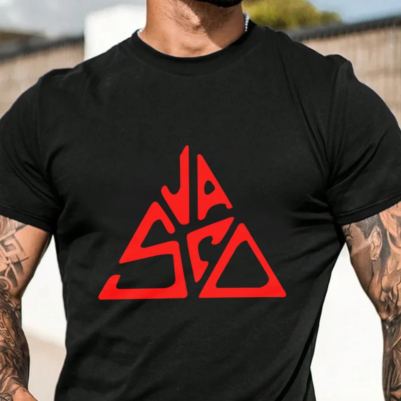 

Мужская футболка Herren Vasco Rossi Kein Gefahr F&uumlr Sie Druck Rot Musik 2026 в новом винтажном стиле с принтом, повседневный топ