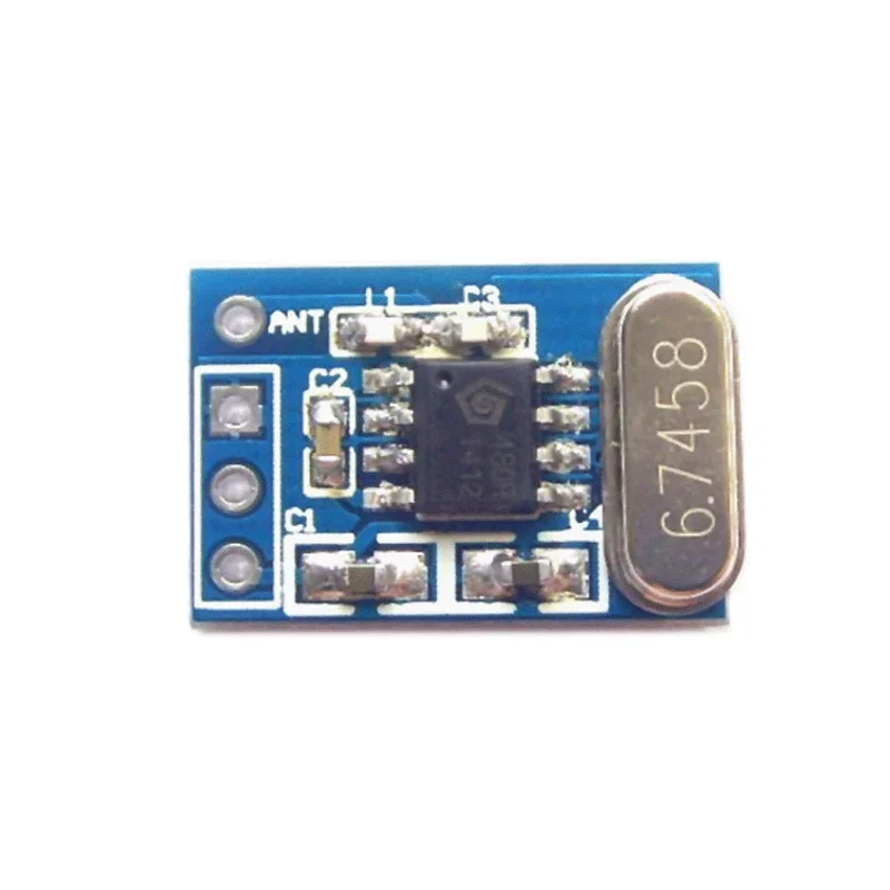 Imagem -06 - Módulo Transmissor Receptor sem Fio Oscilador de Cristal Ask Oem Syn115 Syn480r Board 13.560 6.7458 433m 50 Pcs