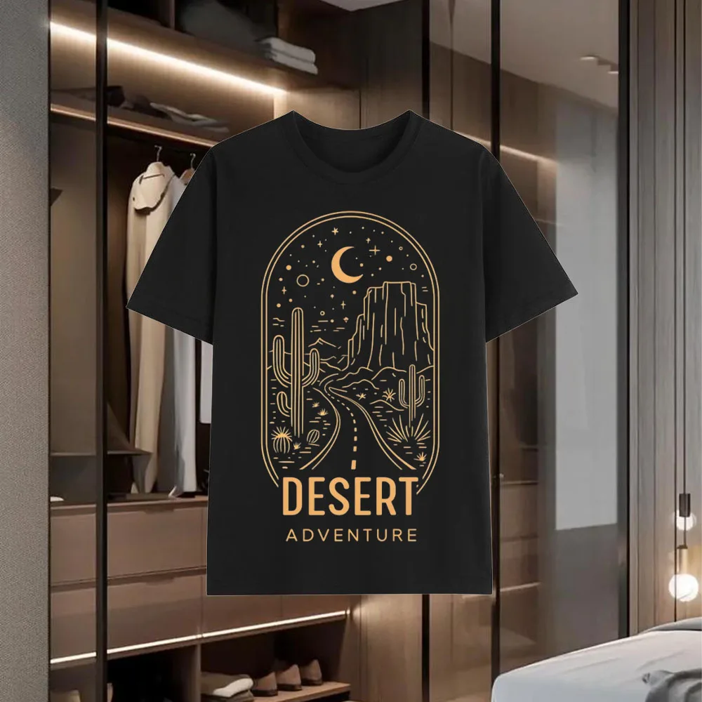

2025 Essential Men's Loose-Fitting Pure Cotton Versatile Short-Sleeve T-Shirts for Summer