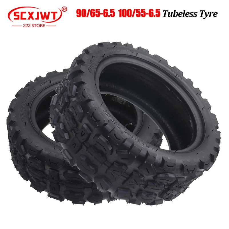 

Premium 11 Inch 90/65-6.5 Electric Scooter Vacuum Wheel Tyre 100/65-6.5 Tubless Tire for Dualtron Widen Off-Road