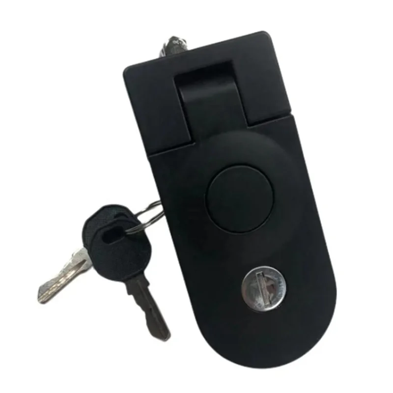 Stable-Hood Lock Assembly For Haulotte 2421203210 Door Latch With Key Spare Parts Black