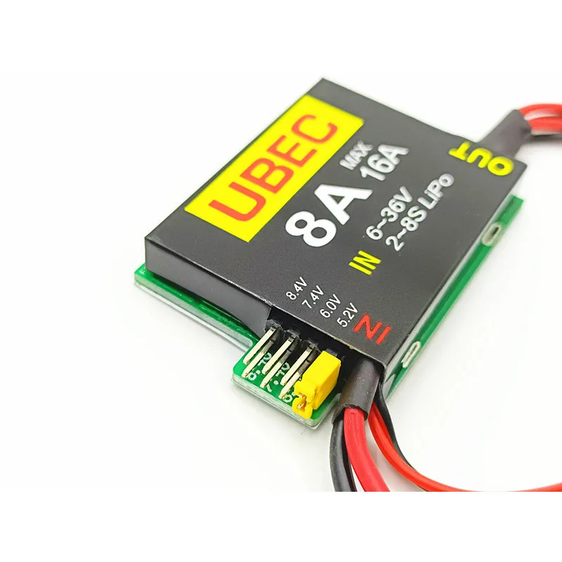 UBEC-8A 2S-6S 6-36V BEC DUAL UBEC 8A/16A Servo/Receiver Independent Power Supply Module RC Car Fix-Wing Airplane