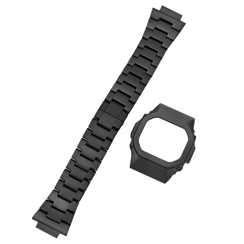 New modified For Casio G-SHOCK wacthband DW-5600 aluminum alloy case strap fashion wacth accessory DW5600 replacement Bezel Suit