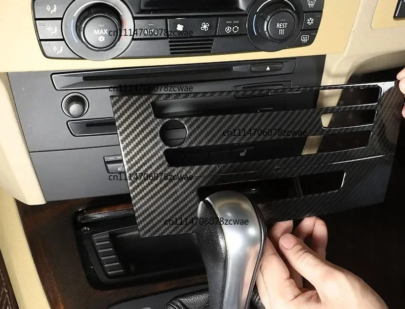 for-bmw-3-series-e90-e91-2005-06-abs-carbon-fiber-car-air-conditioning-cd-volumn-knob-panel-covers-trim-stickers-car-accessories