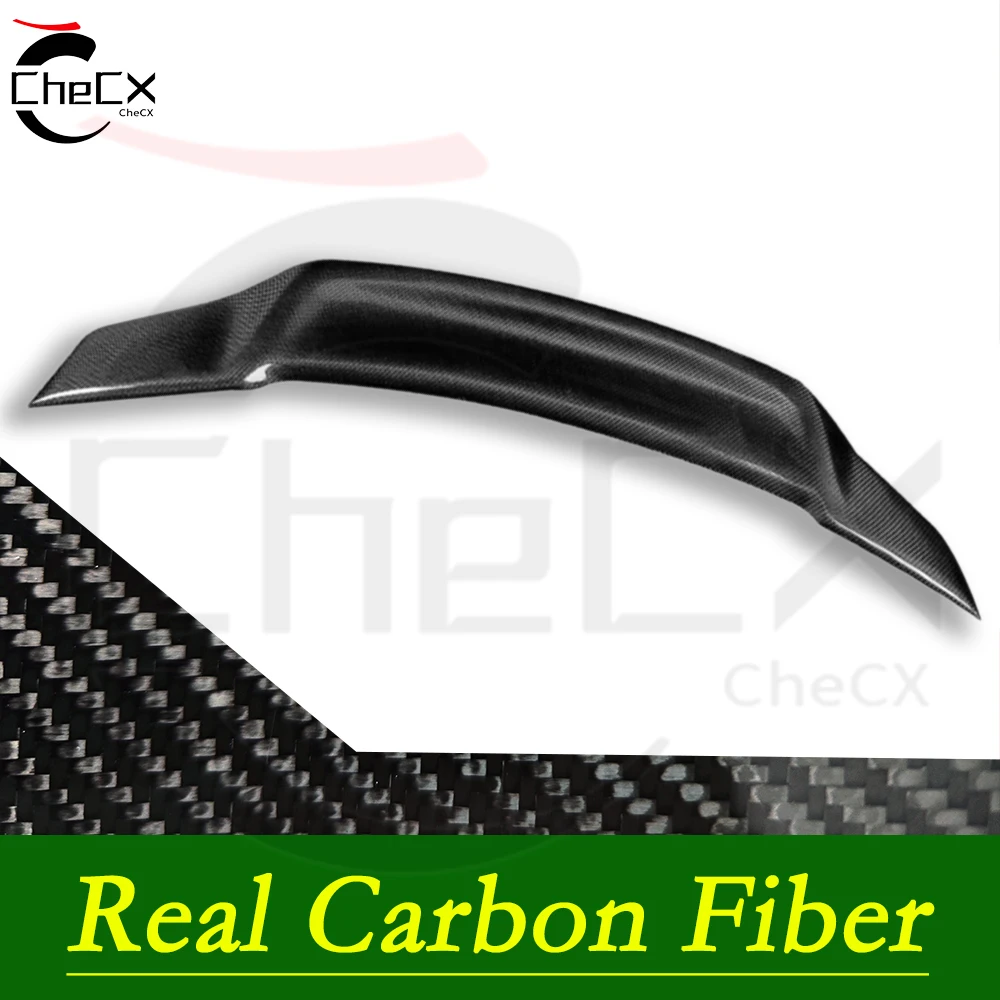 Voor 2012-2016 Audi A6 S6 C7 100% Real Carbon FiberHighquality Achterspoiler Coupe Kofferdeksel R Stijl Helder zwart Achterspoiler