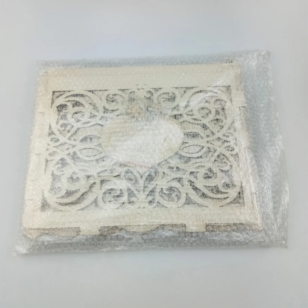 Wooden Cards Case Hollow-out Letter Box Rustic Check-in Box Storage Container for Banquet Home Party Pattern 4