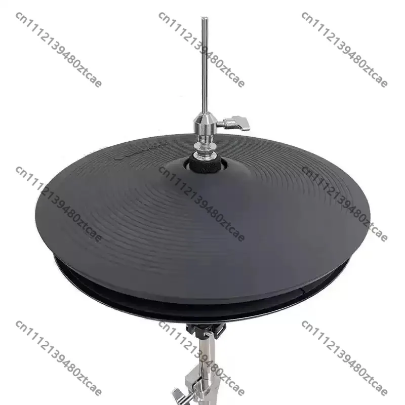 Realistic Dual Split Independent Hi-Hat Pad Replacement Part No Bracket Universal E-Drum Cymbal Upgrade
