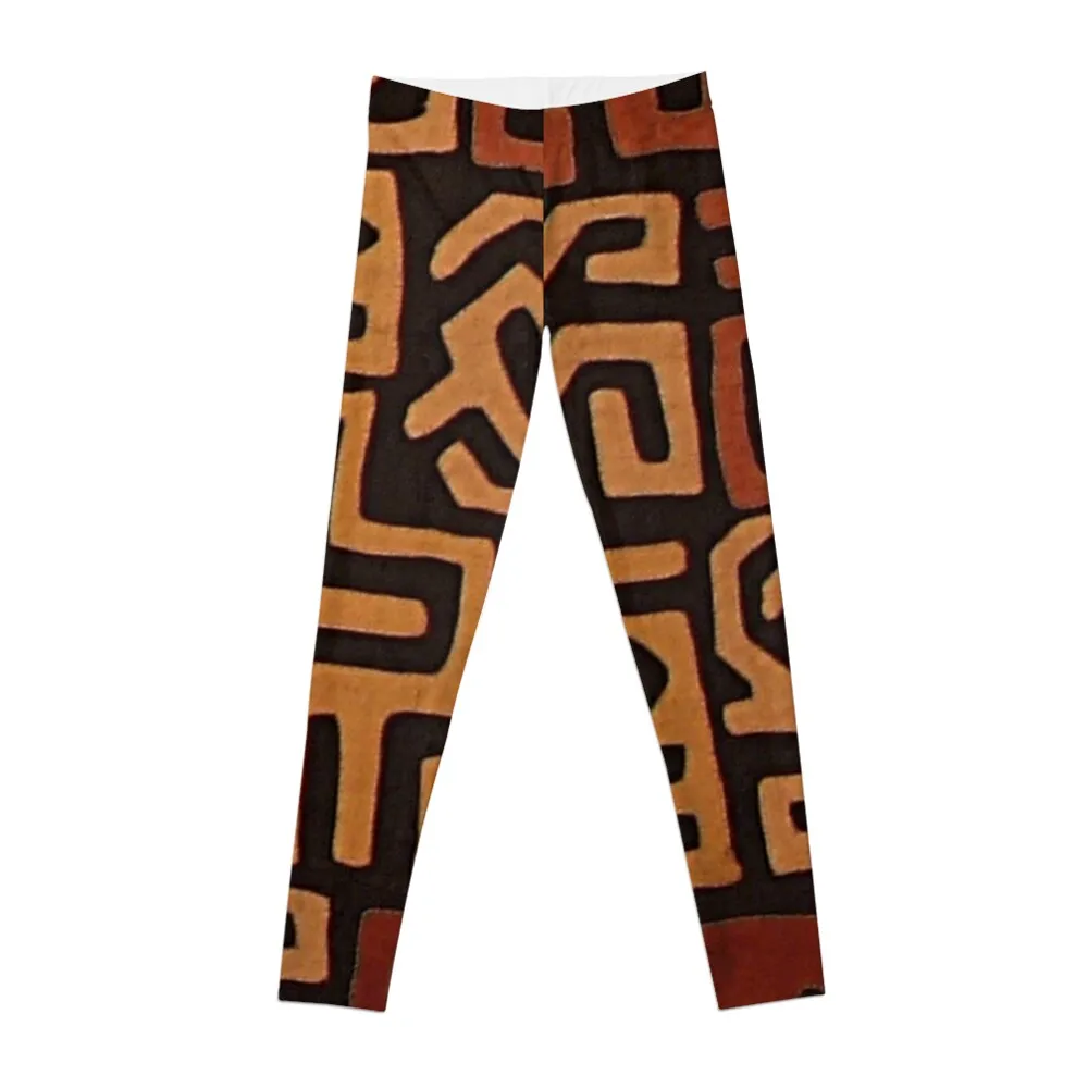 

African mudcloth pattern Leggings legging push up high waist Womens Leggings