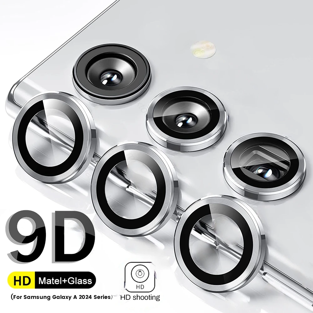 Metallring-Rückkamera-Schutz für Samsung Galaxy A57 A37 A55 A35 A25 A15 A54/34/14 Rückseitige HD-Objektivglas-Zubehörteile – Detail 1