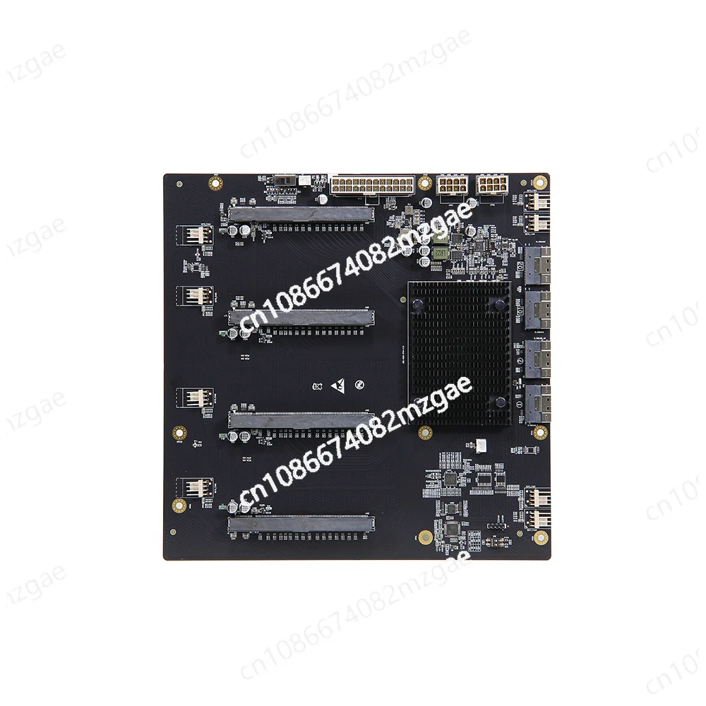 

PLX88096 PCIe4.0 expansion, quad GPU baseplate 65mm wide