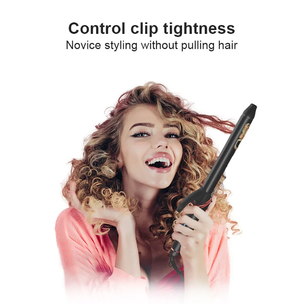 Professionnel Portable Salon de coiffure automatique bigoudi fer PTC chauffage bigoudi fabricant vague baguette de friser 5 vitesse réglage de la température
