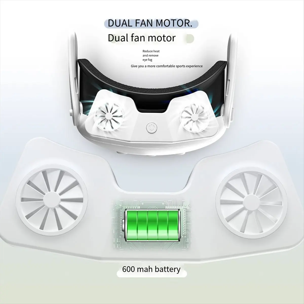 

【lucky】 For Meta Quest 3 Air Circulation Face Cover with Cooling Fan VR Headset Replacement Facial Interface Mask for Quest3 A
