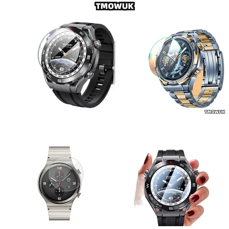 

For Huawei WATCH GT2 GT3 GT4 GT5 Pro Cyber Ultimate 41 42 43 46mm - 9H Hardness Tempered Glass, HD Clear, Anti-Scratch & Sensiti