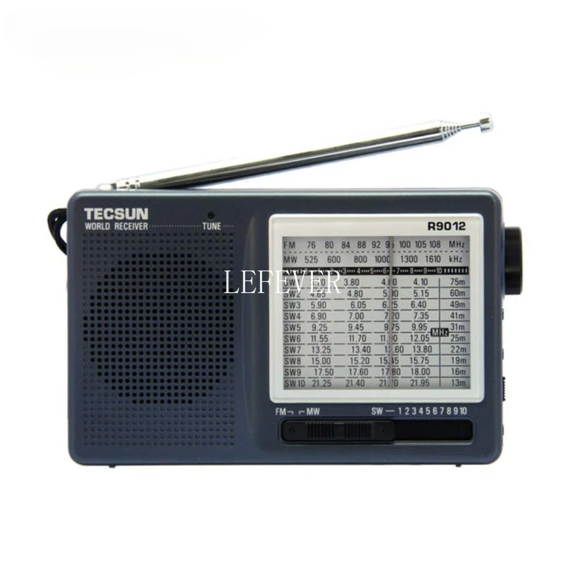 

TECSUN R-9012 Radio FM AM SW Portable Radio 12 Bands Portable Radio Receiver High Sensitivity Low Noise Shortwave Pocket Radio