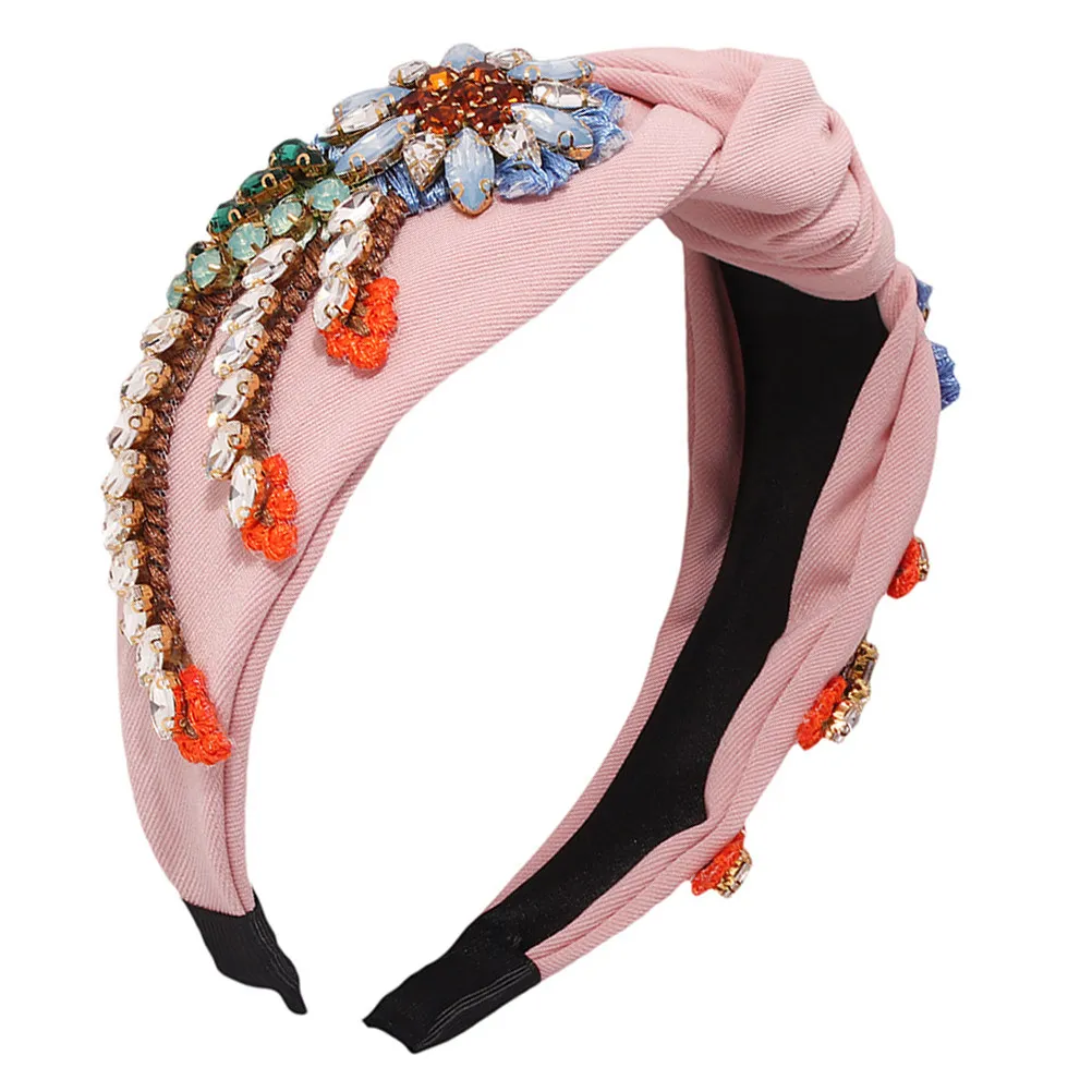 

1 шт. Модная ретро-повязка для волос с декором из страз, для девушек и женщин, для повседневного образа, свадьбы, выпускного вечера, вечеринки, аксессуар для мероприятий