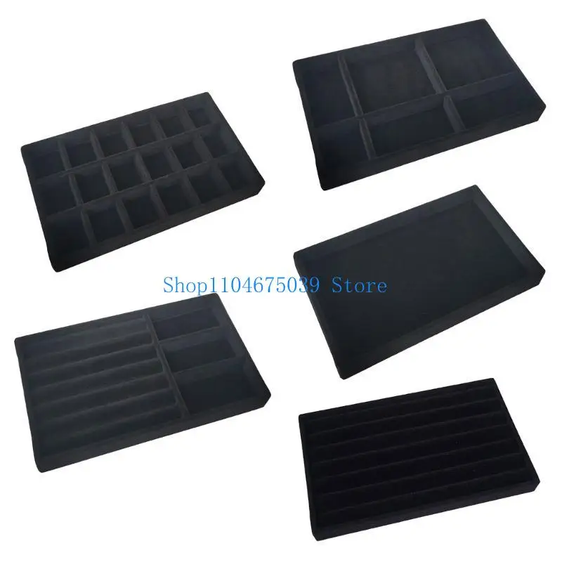 

5asd Fabric Jewelry Display Tray Stackable Necklace Organizers Jewelry Case Jewelry Display Organizers for Jewelry Accessories
