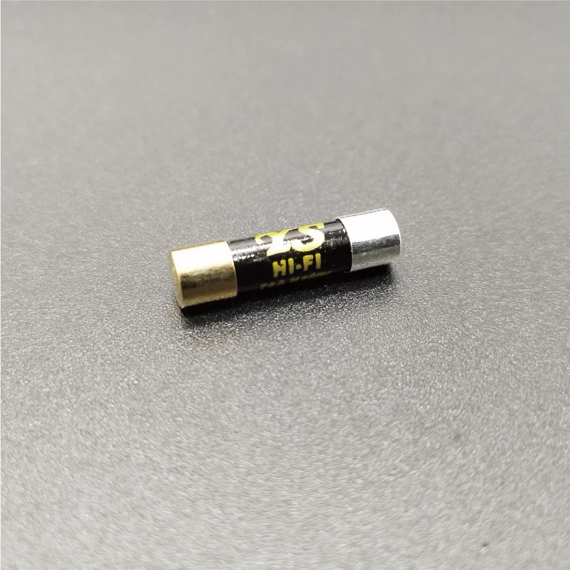 1pcs 100% Original British YS Gold Plated Silver Nano Audio Fuse Amplifier CD Decoder Gallbladder 5x20mm