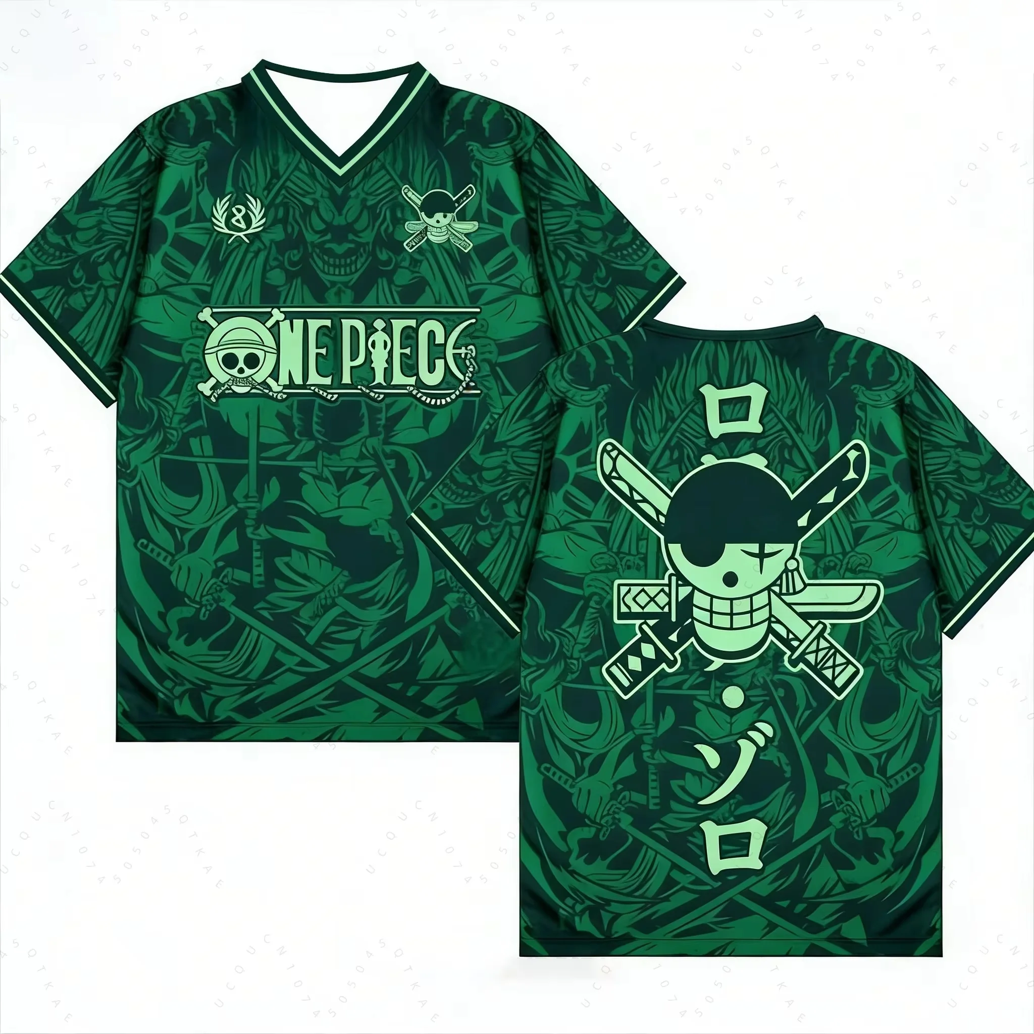 2026 Autumn One Piece Luffy Anime T-Shirt Vintage Baseball Jersey Style Men Women Full Print Y2k Streetwear Harajuku Graphic Tee