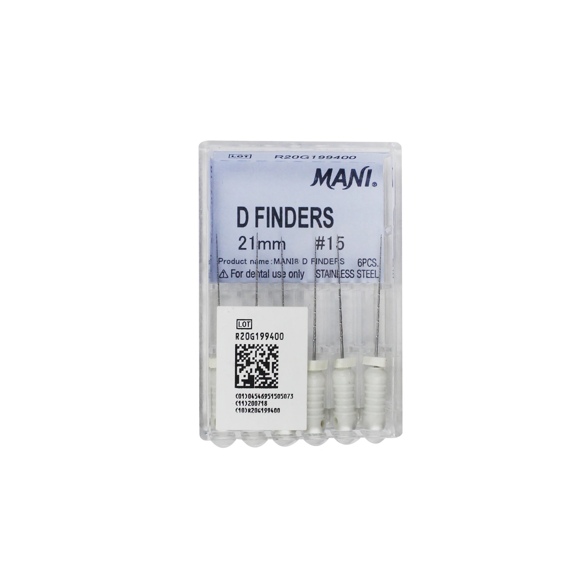 

MANI D-type root canal Unclogging file -25mm/08-12 #AS (Randomly dispatched in both new and old packaging)