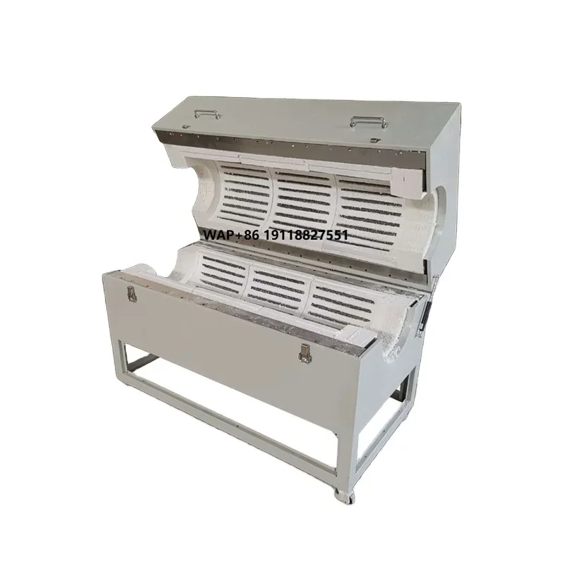 Three Temperature Zone Tubular Vacuum Atmosphere Electric Furnace for Laboratory Heating Equipment