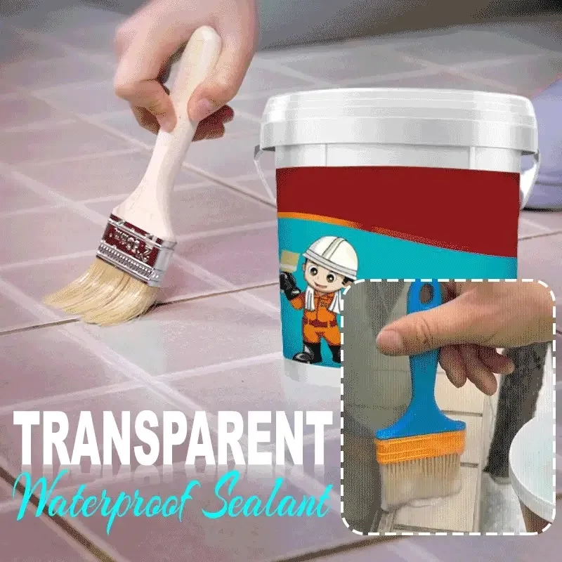 Liquid Waterproof Sealant Agent Invisible Transparent Repairing Leak Waterproof Adhesive Coating for Bathroom Toilet Floor 150ML