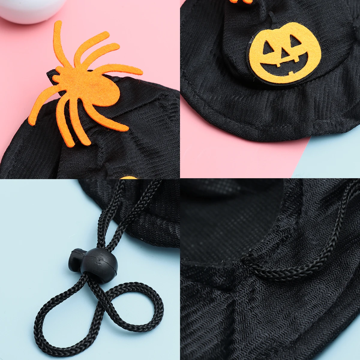 

1Pc Pet Hat Cute Halloween Pumpkin Costume for Small Cats Dogs Soft Comfortable Daily Wear Festive Photo Shoot Christmas Parade