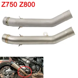 51MM Motorcycle Exhaust Muffler Link Middle Tube Connect Pipe For KAWASAKI Z750 Z 750 2004 - 2008 Z800 Z 800 2013 - 2016 Years