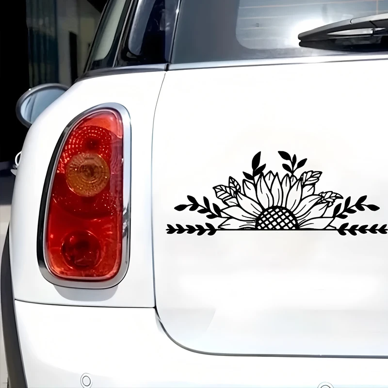 Sunflowers bloom in the sun creative&funny stickers for cartoon fans&lover,high quality for car trucks motorcycles & laptops view 4