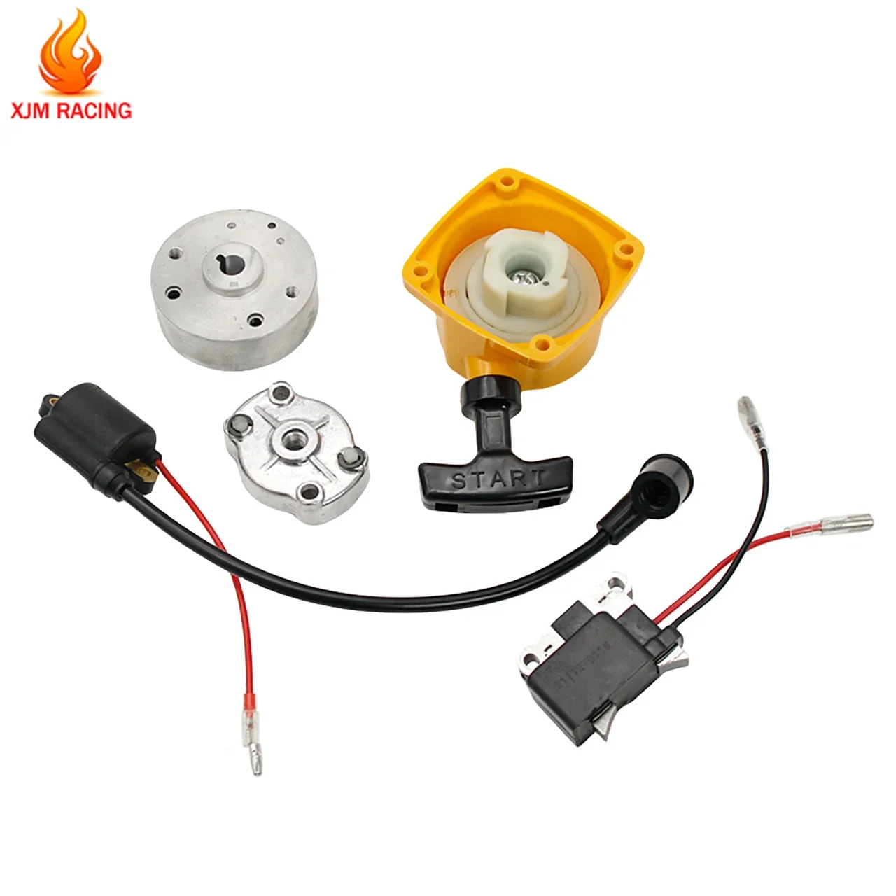 26cc 29cc 30cc RCMK 제노아 QJ BWS 가스 엔진 RC 보트 부품용 RC 마린 풀 스타터 또는 점화 코일 세트