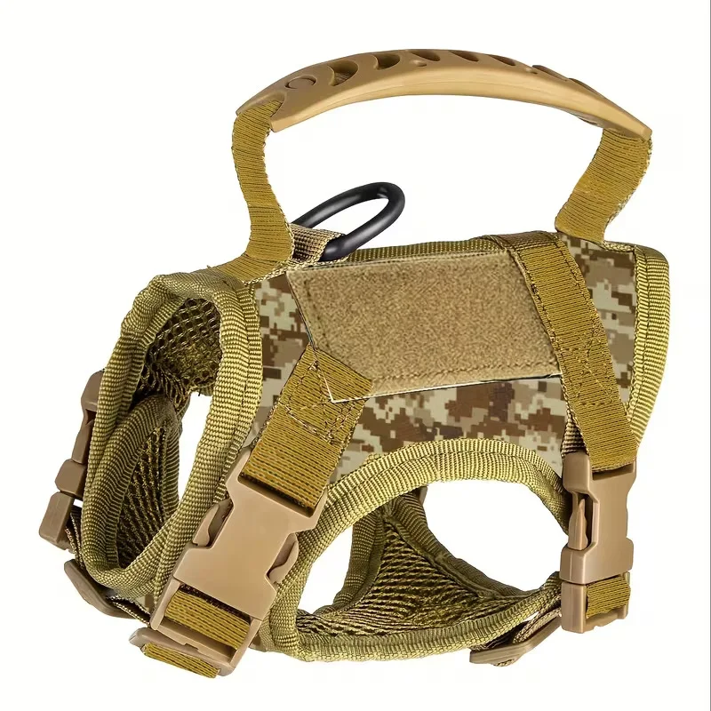 Tactical Cat Harness Vest-Style Leash, Escape-Proof, Adjustable, Outdoor Cat Leash, Small Dog Leash view 4