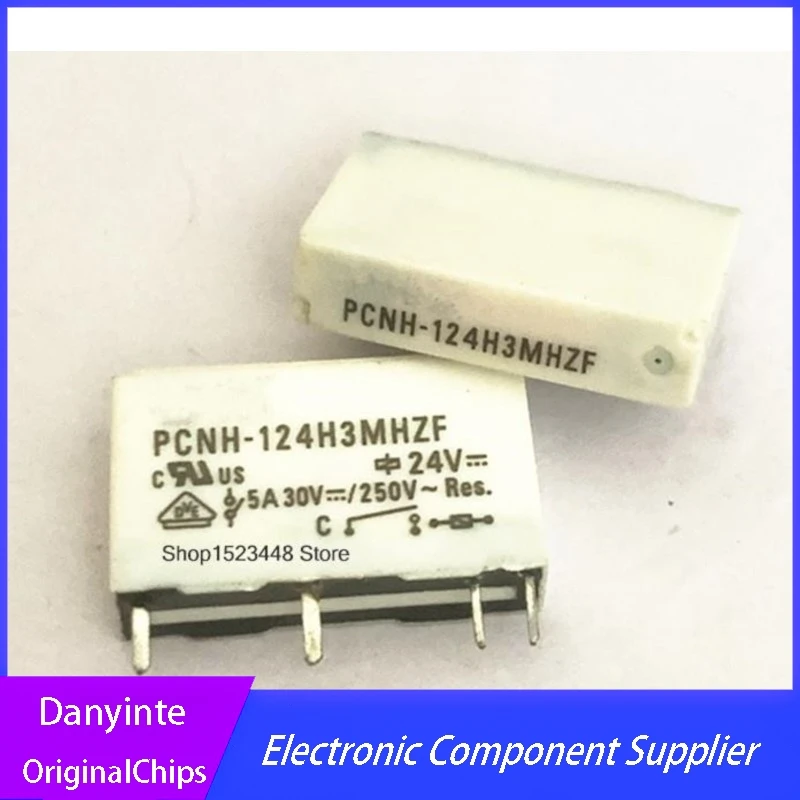 New 10Pcs/lot PCNH-124H3MHZF PCNH 124H3MHZF PCNH-124H3MHZ PCNH-124H3MHZF-24V  PIN4 relay