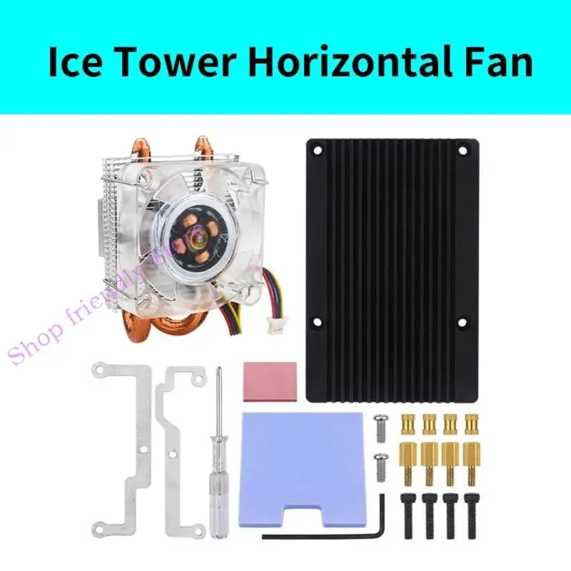 594a kipas pendingin aluminium yang efisien untuk papan 5b 5b kipas pendingin warna -warni instalasi mudah vertikal/horizontal