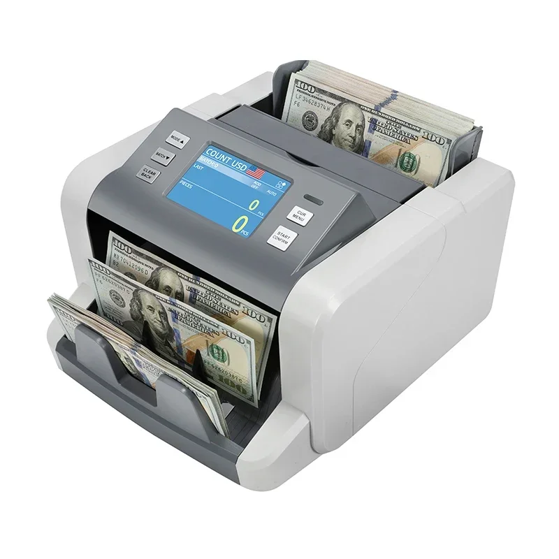 HL-P80 Henry value counter with CIS money counting machine fake detector custom money counter for the plastic banknote