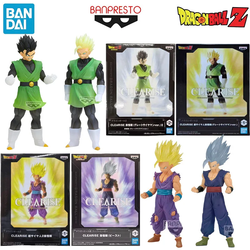 Bandai Genuine Banpresto Clearise Dragon Ball Z Anime Character Son Gohan for