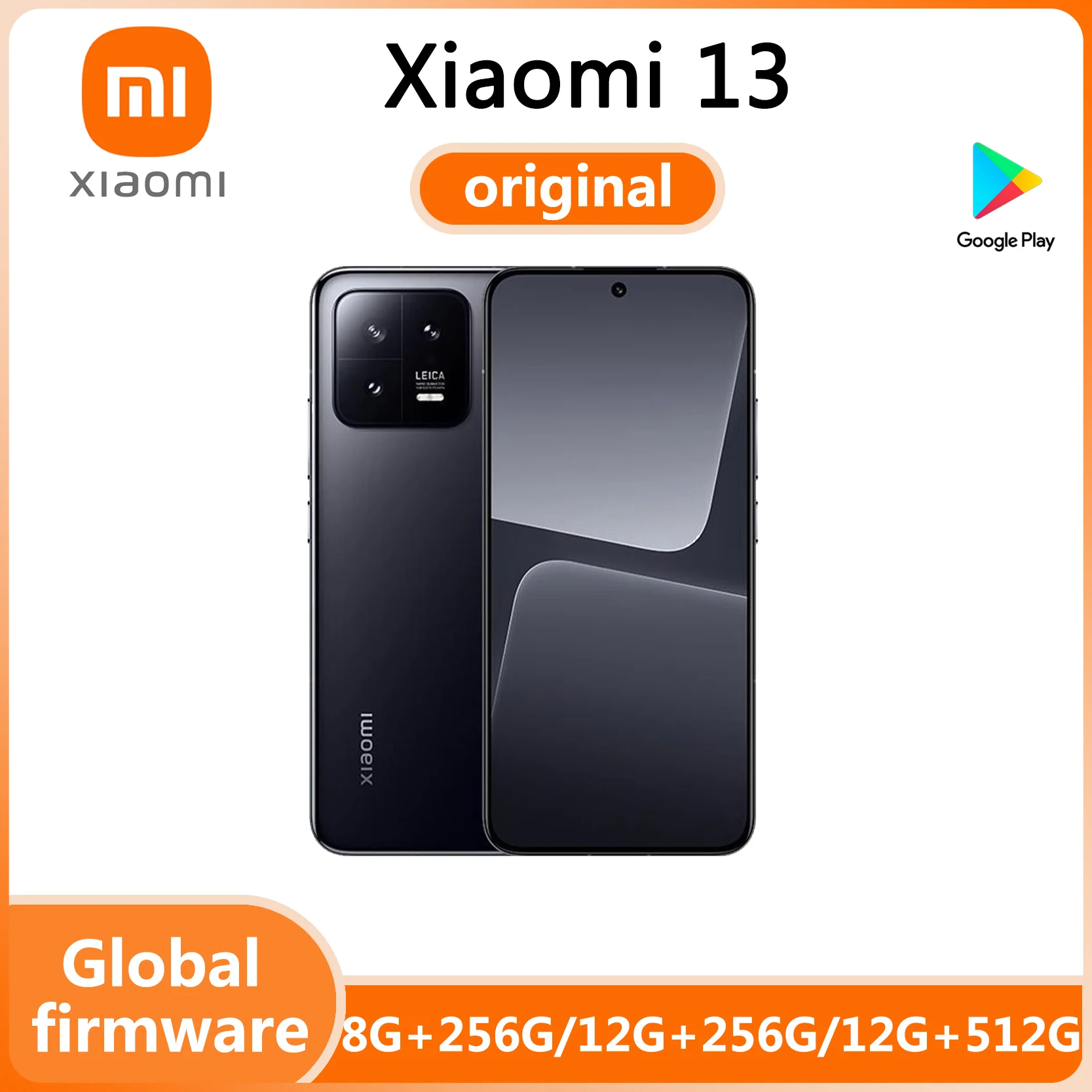 Original Xiaomi 13 5G Smartphone 6.36″ OLED 120Hz Screen 67W 4500mAh IP68 used phone