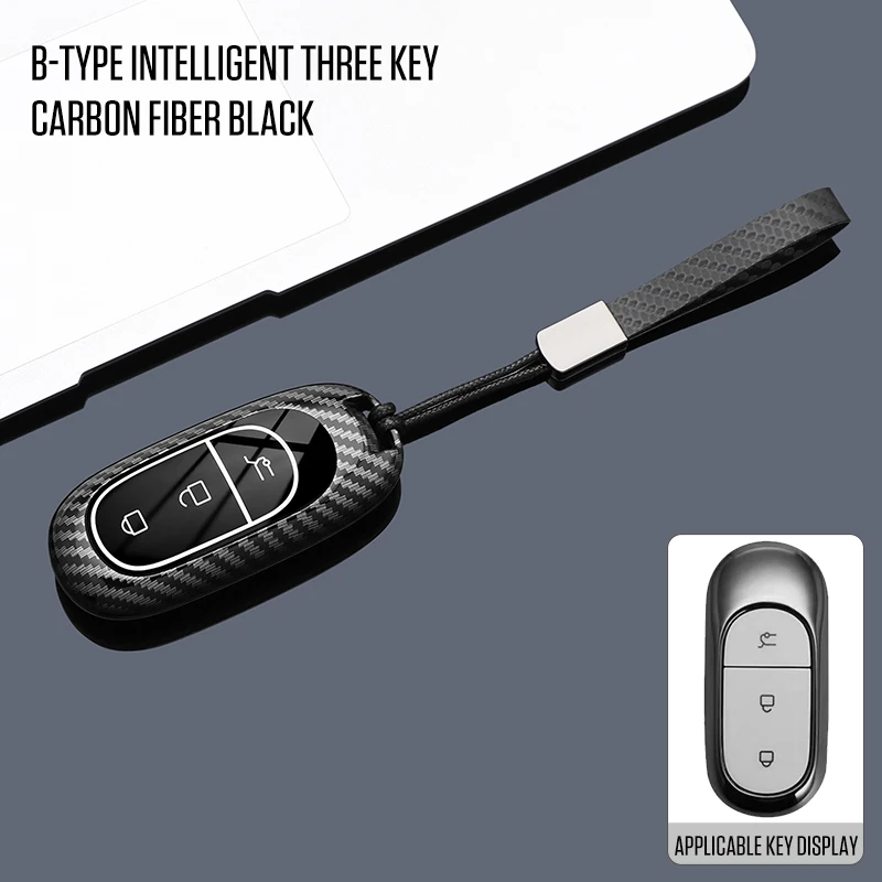 

For Leapmotor C10 T03 C11 C01 2024 2025 Car Key Case Bag Keychain Protective Cover Smart Remote Key Protection Shell