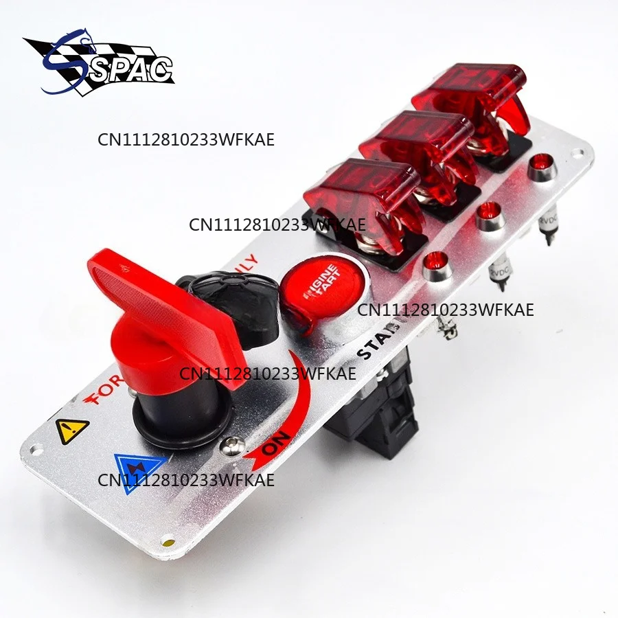 Automobile 12VLED ignition one-button start power-off main switch knob toggle 4 connection general 4 in 1