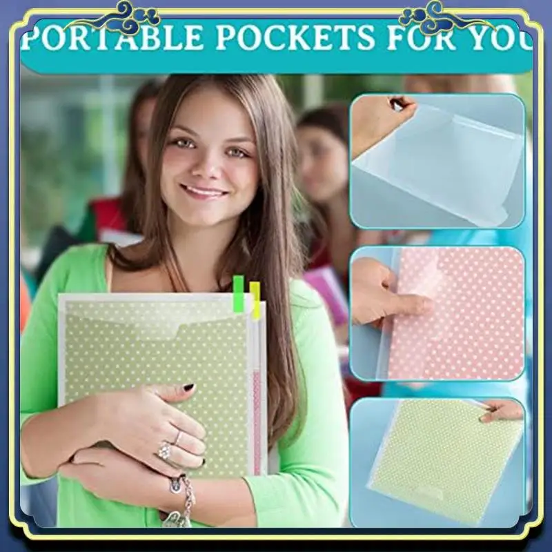 Armazenamento portátil do papel do scrapbook de 36 pces com design da fivela, com 100 peças guias pegajosas multicoloridas do índice para segurar o papel de 12x12 polegadas