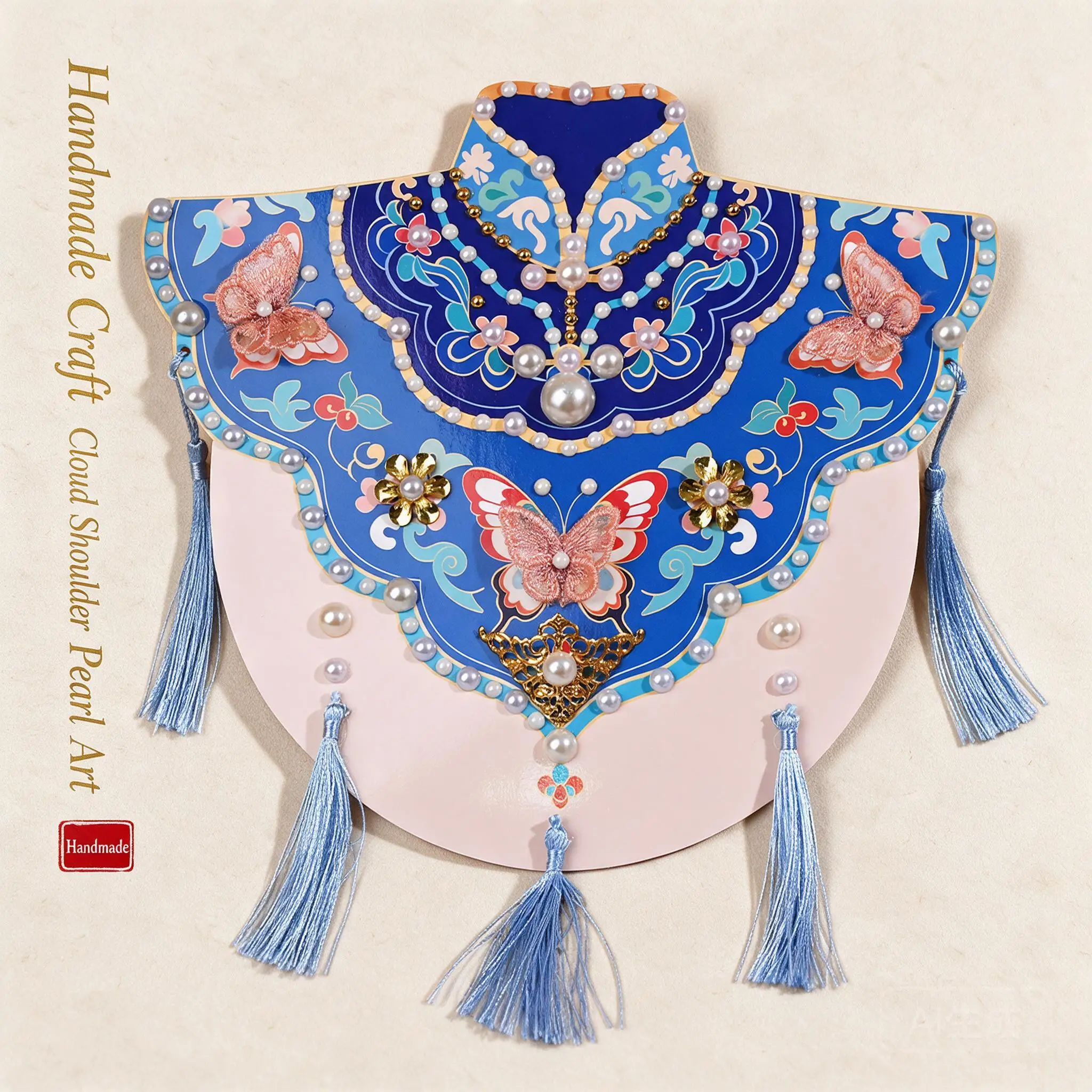 Diy Traditional Chinese Yunjian Pearl Sticker Craft Kit For Kids 4 To 6 Handmade Parent Child Activity School Home Decor Art Set